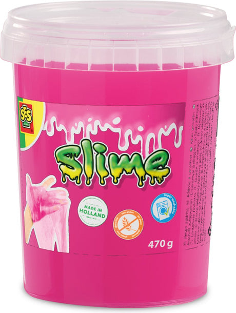 Ses creative ses slime - rose fluo 470g