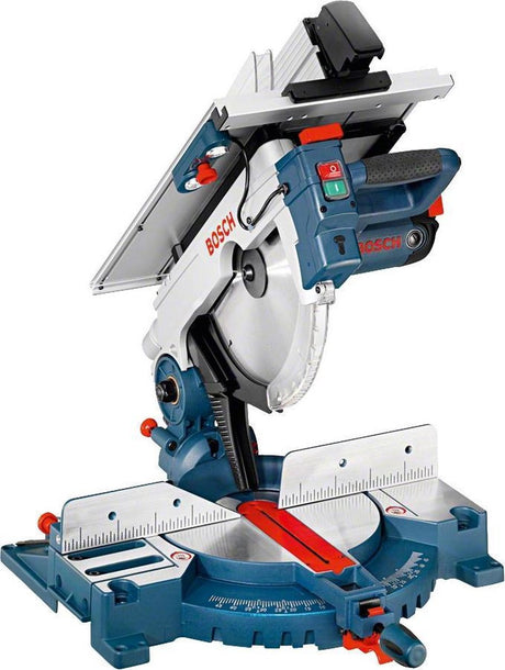 Machine stationnaire Bosch gtm 12 jl (poussoir, sac à poussière, lame de scie 305 x 30 mm)