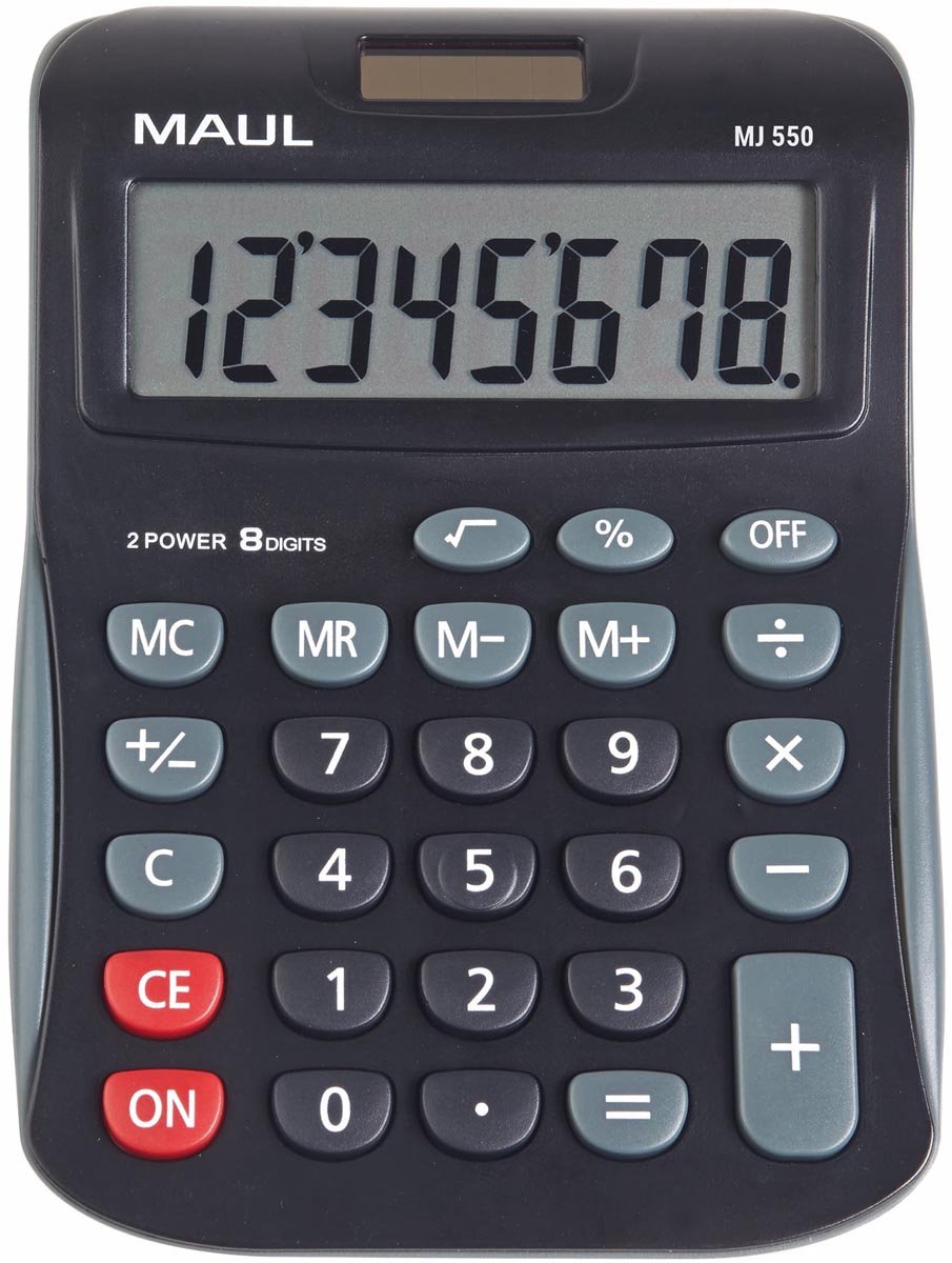 Calculatrice de bureau Maul mj 550 | junior | noir