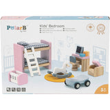 Meubles Viga pour maison de poupée, chambre d'enfant, dimensions 2x2x7,5 cm, 8 pièces 1 ensemble