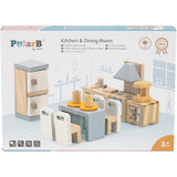 Meubles Viga pour maison de poupée, cuisine, dimensions 2x2x7,5 cm, 9 pièces 1 ensemble