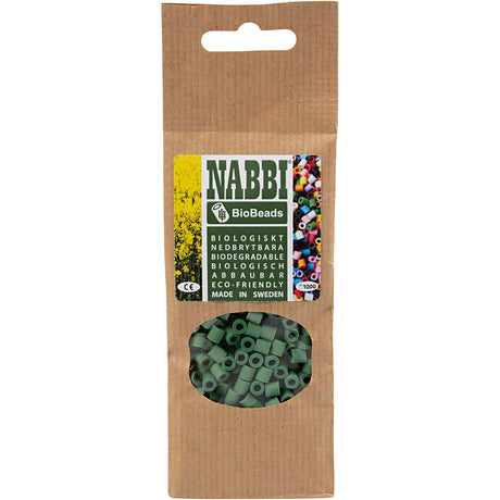 Creativ company nabbi bioperles 5x5mm vert foncé - 1000 pcs.