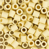 Biobilles Nabbi de , taille 5x5 mm, diamètre du trou 2,5 mm, moyen, jaune clair, 1000 pièces 1 boîte