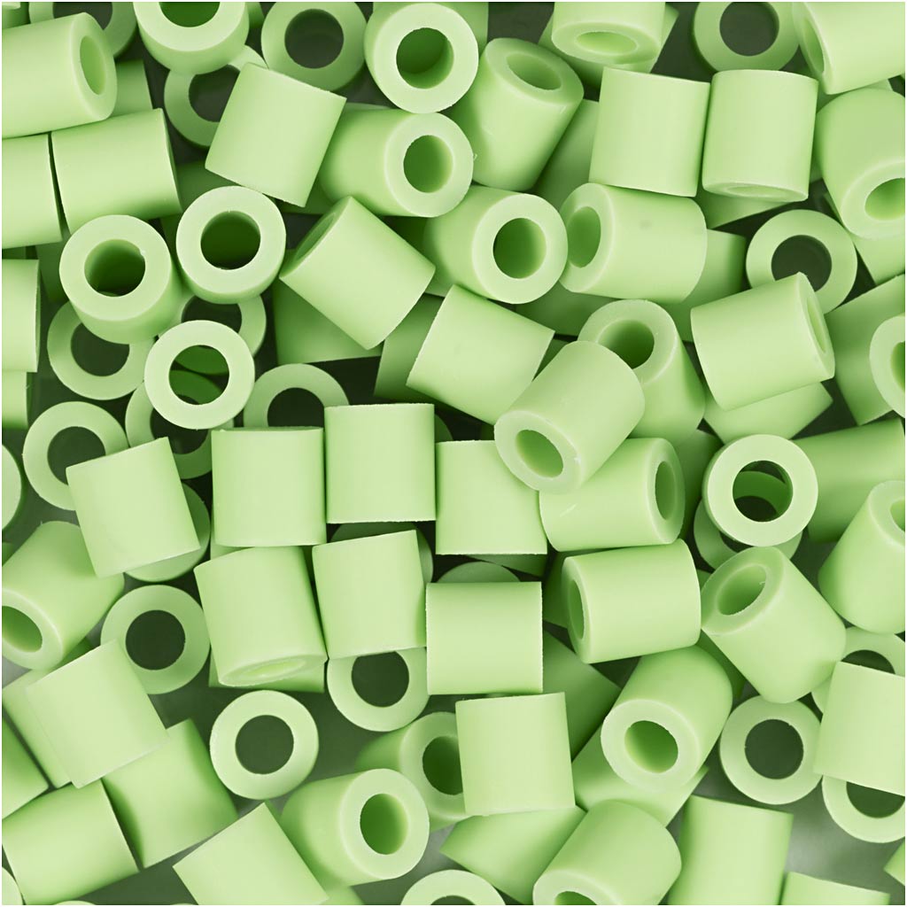 Creativ company nabbi bioperles 5x5mm vert pastel - 1000pcs.