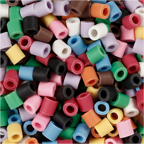 Creativ company nabbi biobeads 5x5mm différentes couleurs - 3000 pcs.