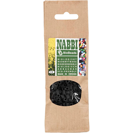 Creativ company nabbi biobeads 5x5mm noir - 1000 pcs.