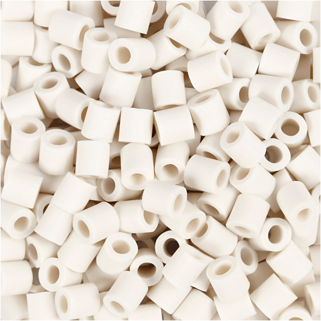 Creativ company nabbi bioperles 5x5mm blanches - 3000 pcs.