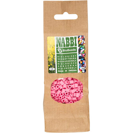 Creativ company nabbi bioperles 5x5mm rose - 1000pcs.