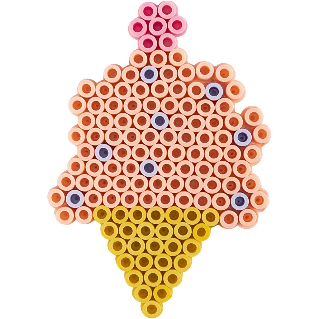 Creativ company plaque de base nabbi biobeads, étoile, taille 9,8x9,8 cm, moyenne, 1 pièce