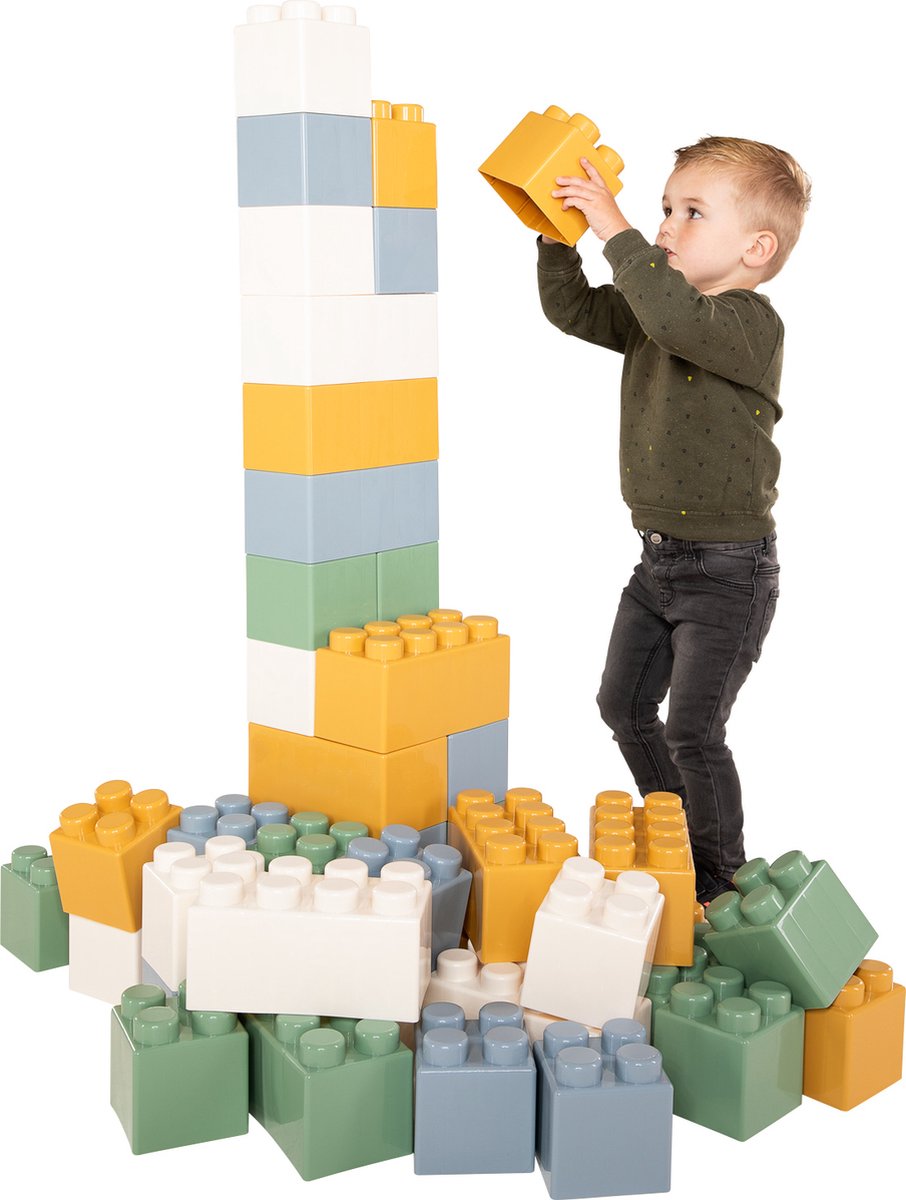 Blocs de construction Cavallino XXL couleurs pastel - 45 pcs.