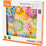 Viga jouets d'activité engrenages en bois, taille 30x30 cm, 1 pièce