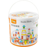 Blocs en bois Viga, taille 3 cm, 100 pièces 1 boîte