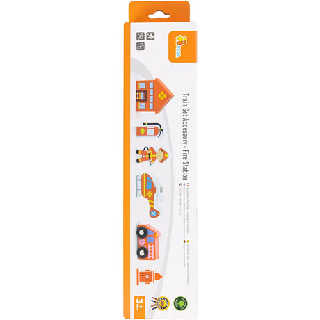 Accessoires ferroviaires Viga, caserne de pompiers, 6 pièces 1 set