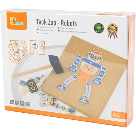 Viga ensemble de mosaïque marteau, robot, taille 23x18 cm, 1 pièce