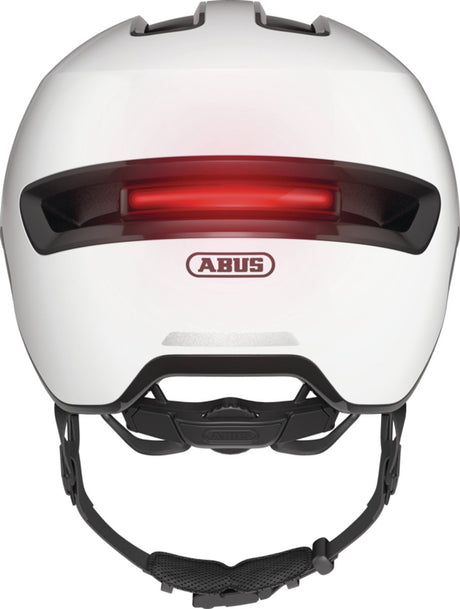 Casque abus hud-y blanc brillant S 51-55 cm