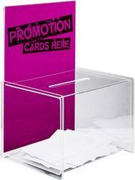 Sigel - plateau pour cartes de visite - transparent - 225x300x170mm - insert pour carte a4 - si-va150