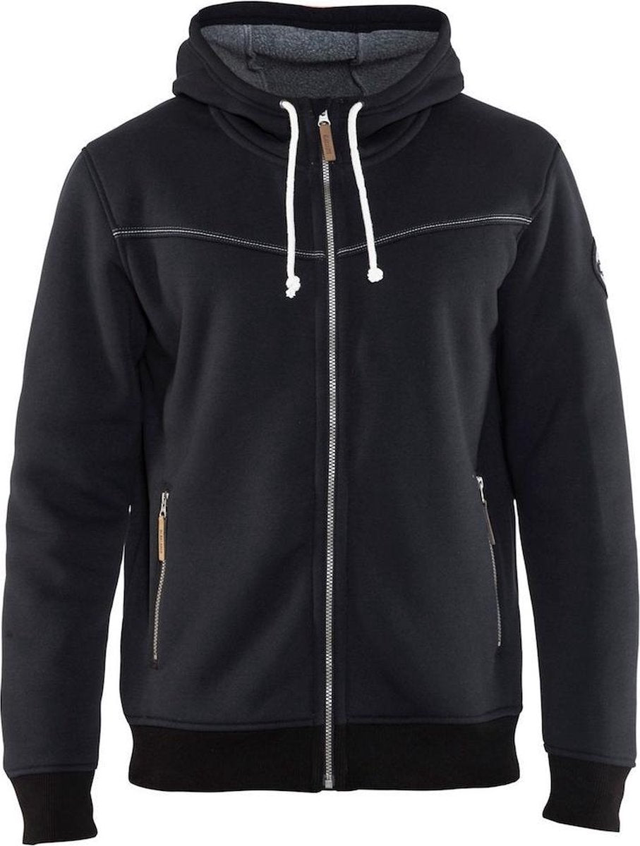 Blåkläder 4933-2514 sweat à capuche avec doublure chaude noir taille xxl