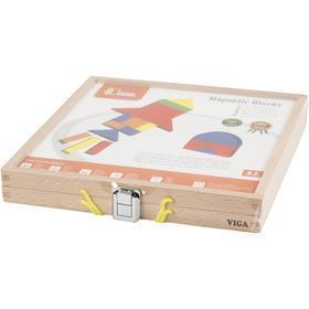 Viga set d'activités magnétiques, taille 2-10 cm, 1 set