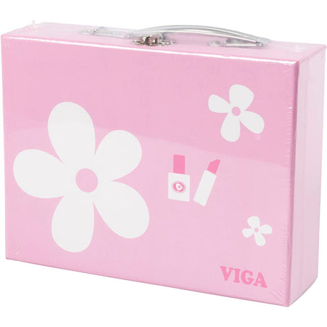 Viga coffret de jeu de beauté en bois, 10 pièces 1 set