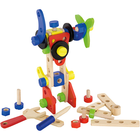 Blocs de construction en bois Viga, 68 pièces 1 jeu