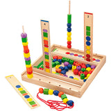 Jeu de perles Viga, h: 4 cm, l: 33 cm, l: 33 cm, 94 pièces 1 boîte