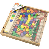 Jeu de perles Viga, h: 4 cm, l: 33 cm, l: 33 cm, 94 pièces 1 boîte