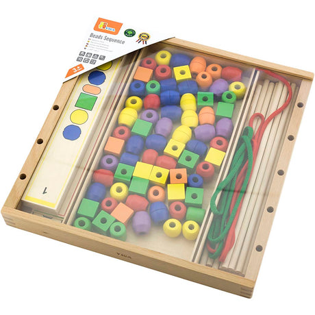 Jeu de perles Viga, h: 4 cm, l: 33 cm, l: 33 cm, 94 pièces 1 boîte