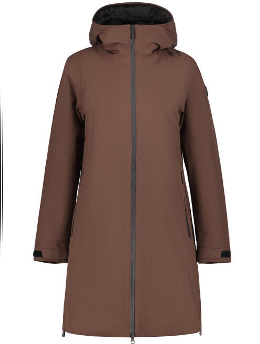 Parka femme Luhta iskola - marron foncé - 36