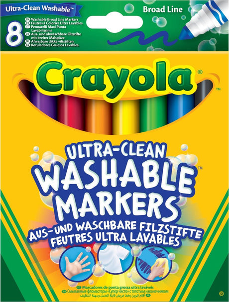 Crayola - ultra-clean - feutres - pour enfants - 8 pièces