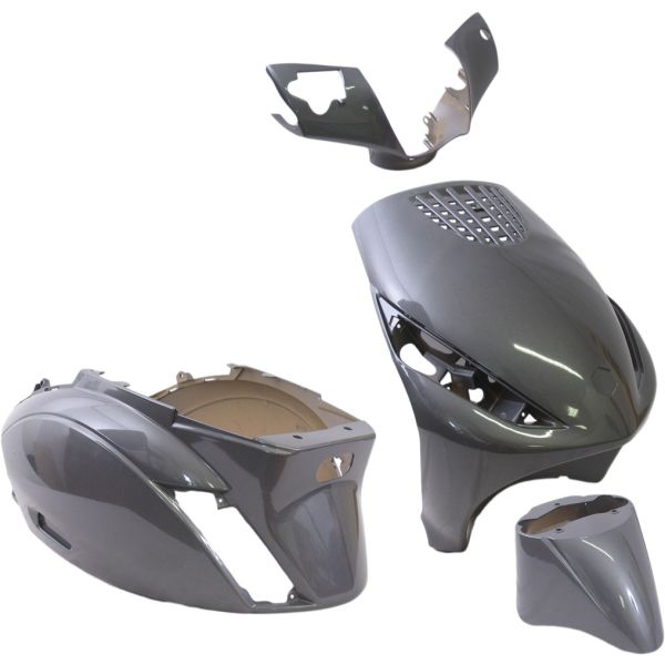 Edge Place 4-Chice pour Piaggio Zip Zip 2000 2T 4T de l'année 2000 - anthracite