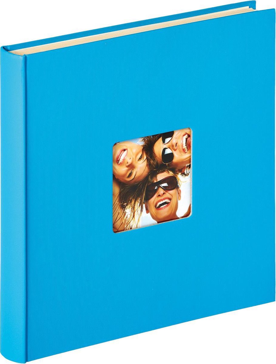 Walther sk-110-u fun - album autocollant - taille 33 x 34 cm - bleu océan