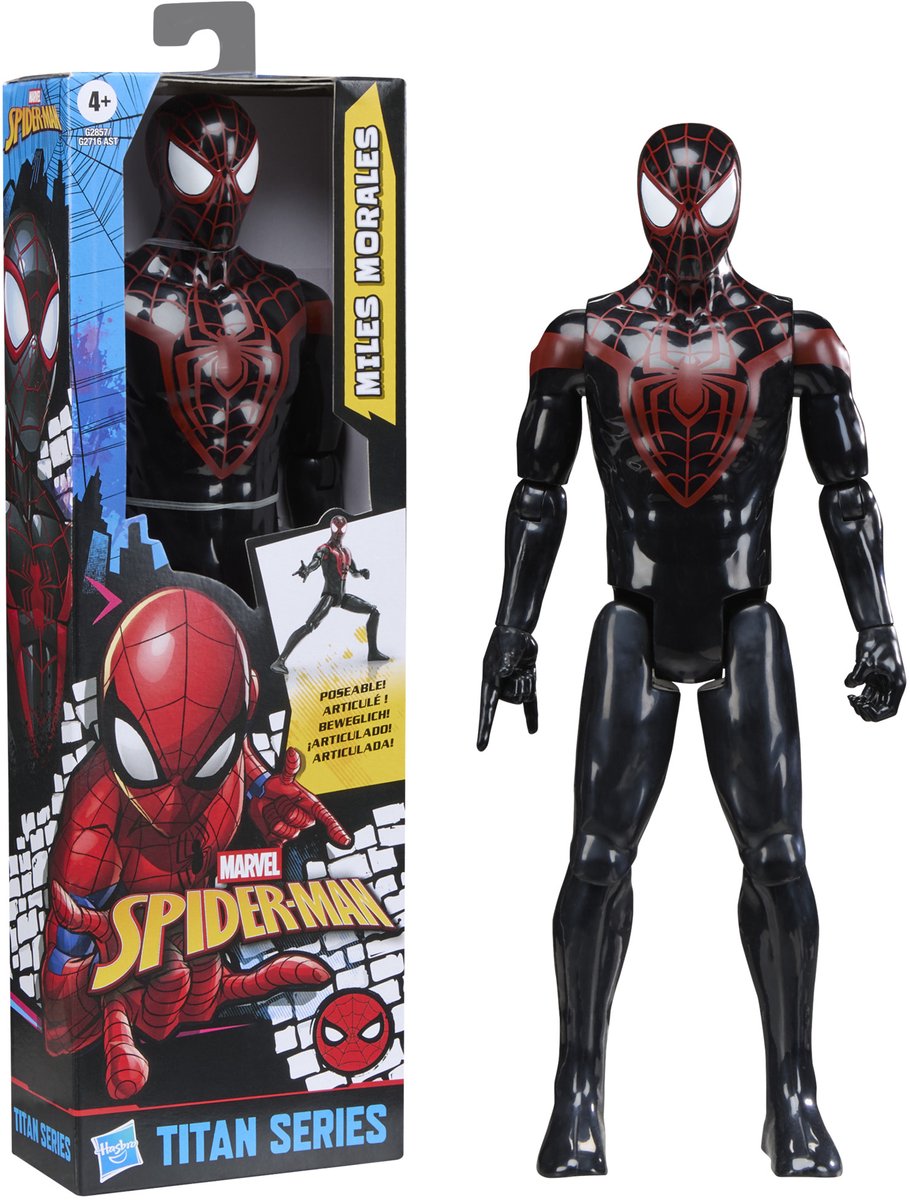 Marvel Spider-Man Titan Series Miles Morales - figurine 30cm