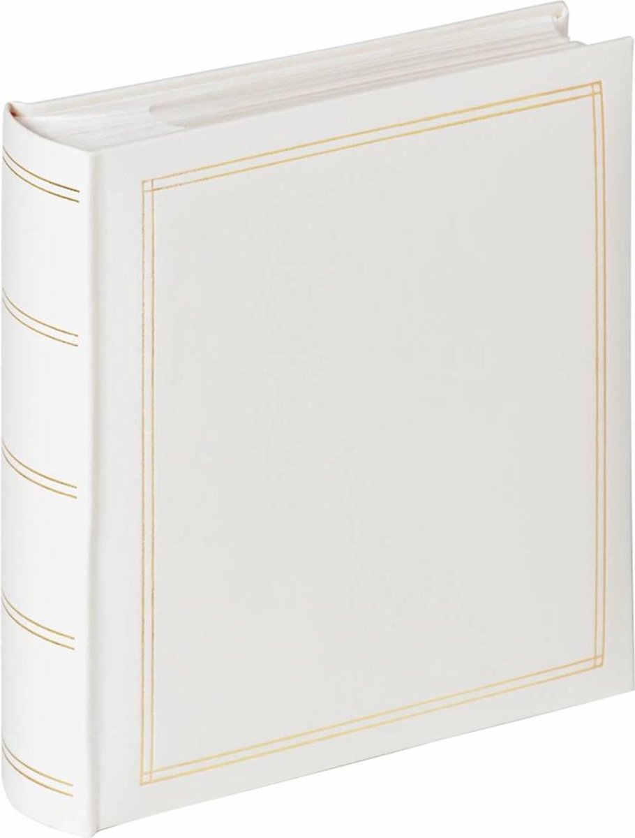 Walther me-138-w monza - album mémo - format 21 x 22 cm - 200 photos 10 x 15 cm - blanc