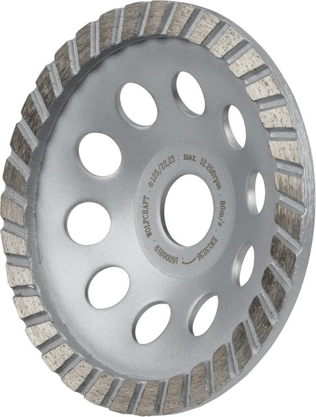 Wolfcraft - tête de ponçage diamantée - ø 125 mm - meule boisseau - 8382000