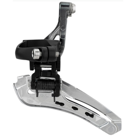 Dérailleur avant Shimano 2 x 10 vitesses tiagra fd-4700 ø28,6 - ø31,8 mm clamp down-pull 61-66° - 46-53t - noir argent