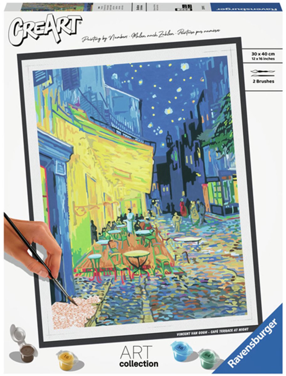 Ravensburger Creart Painting au numéro - Cafe Terrace Van Gogh