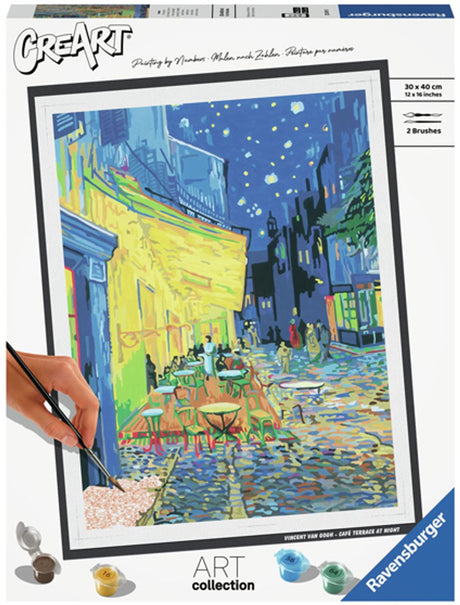 Ravensburger Creart Painting au numéro - Cafe Terrace Van Gogh