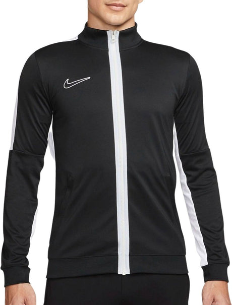Nike Veste de survêtement de football en tricot pour homme - Noir - Taille S