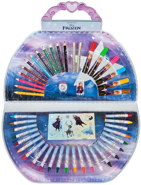 Étui à colorier Undercover Disney Frozen, 51 pièces
