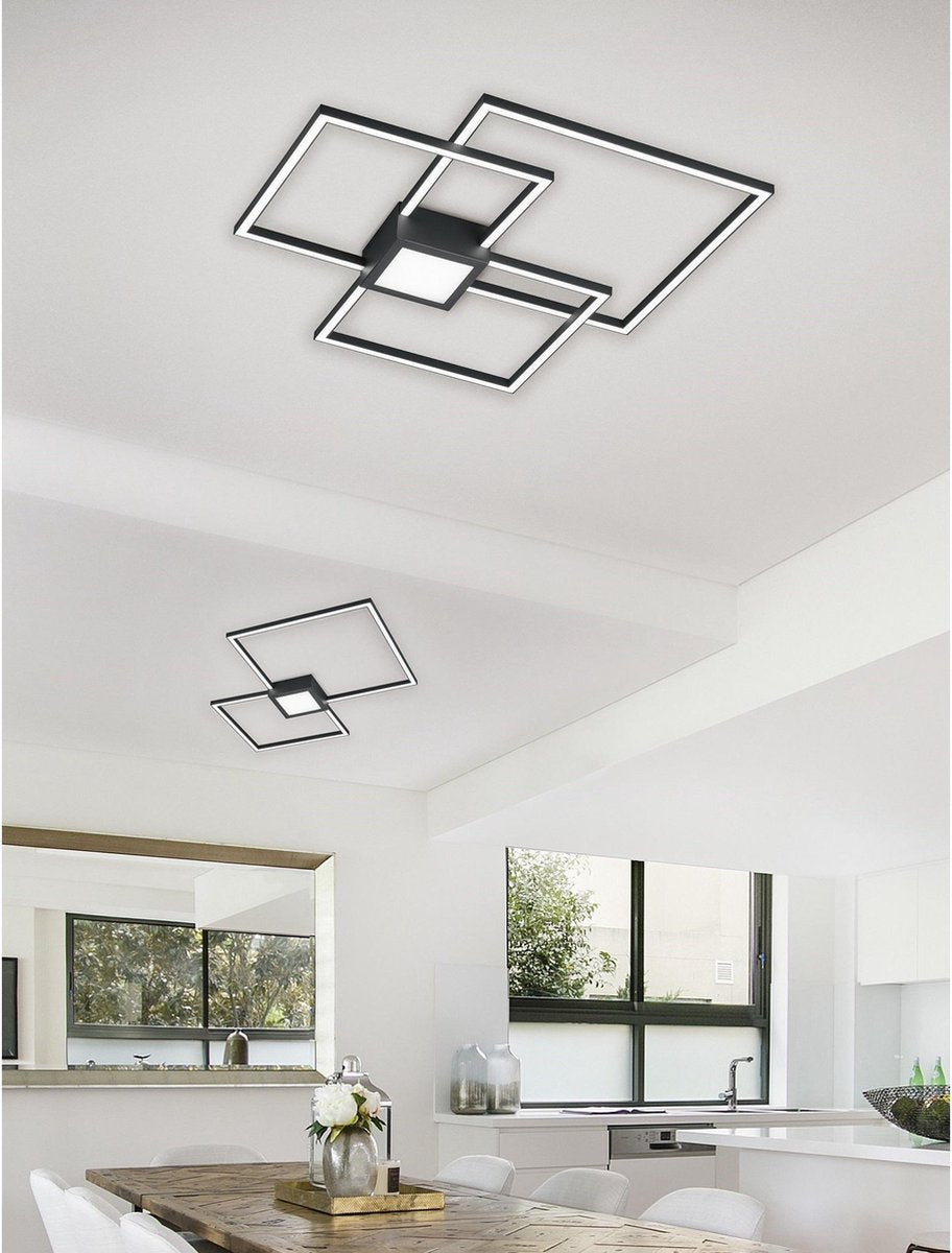Trio ceiling lamp Leuchten Hydra - anthracite