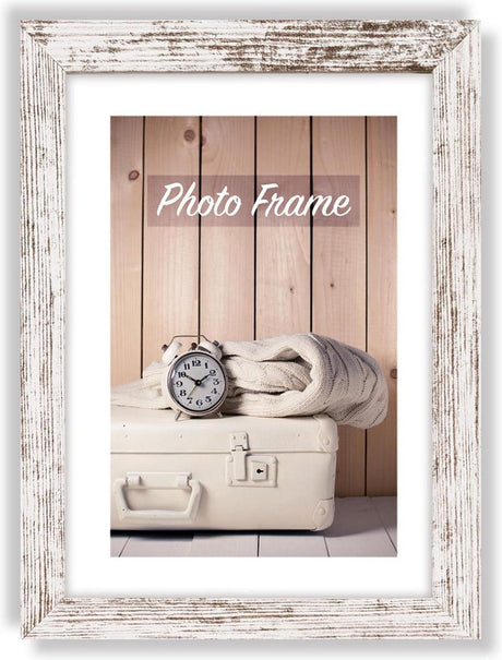 Cadre photo Zep v21356 nelson 6 lavage blanc 30x45 35x50 cm