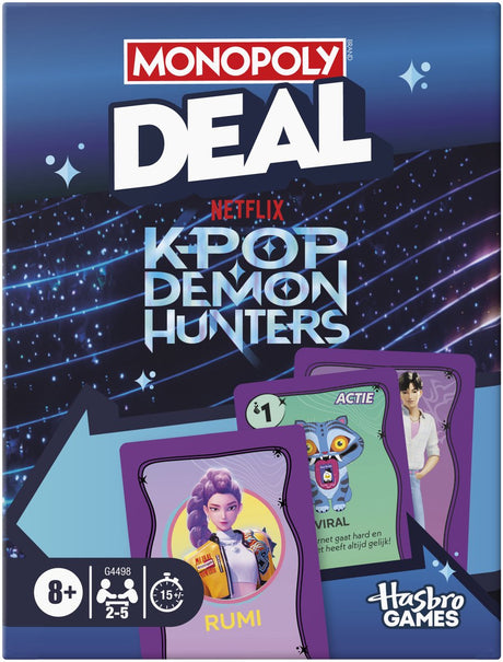 Monopoly deal kpop chasseurs de démons - jeu de cartes
