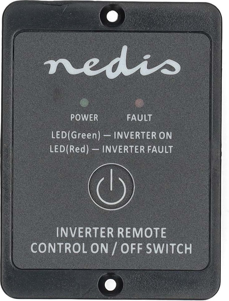 Télécommande Nedis pour onduleur – câble 6 m – RJ12 – noir