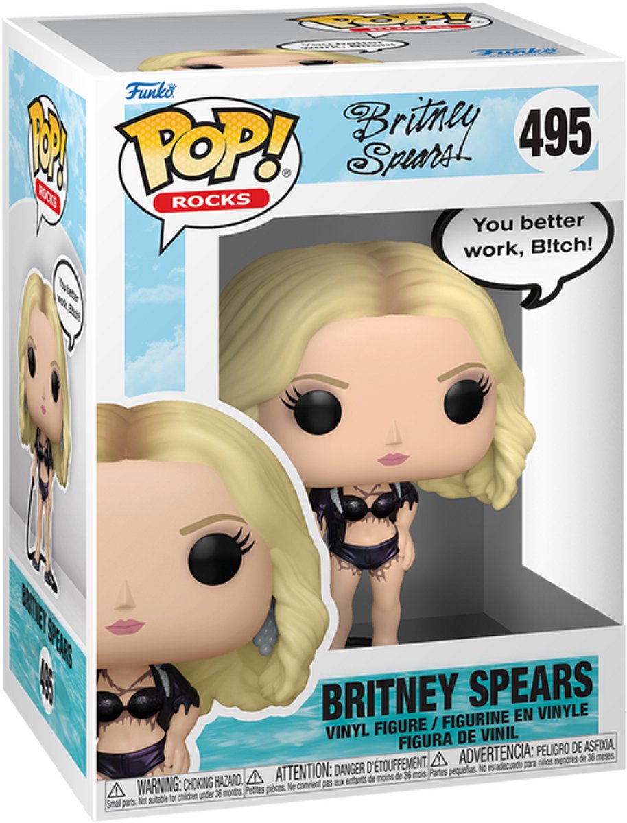 Funko pop rocks : britney spears - pop #495