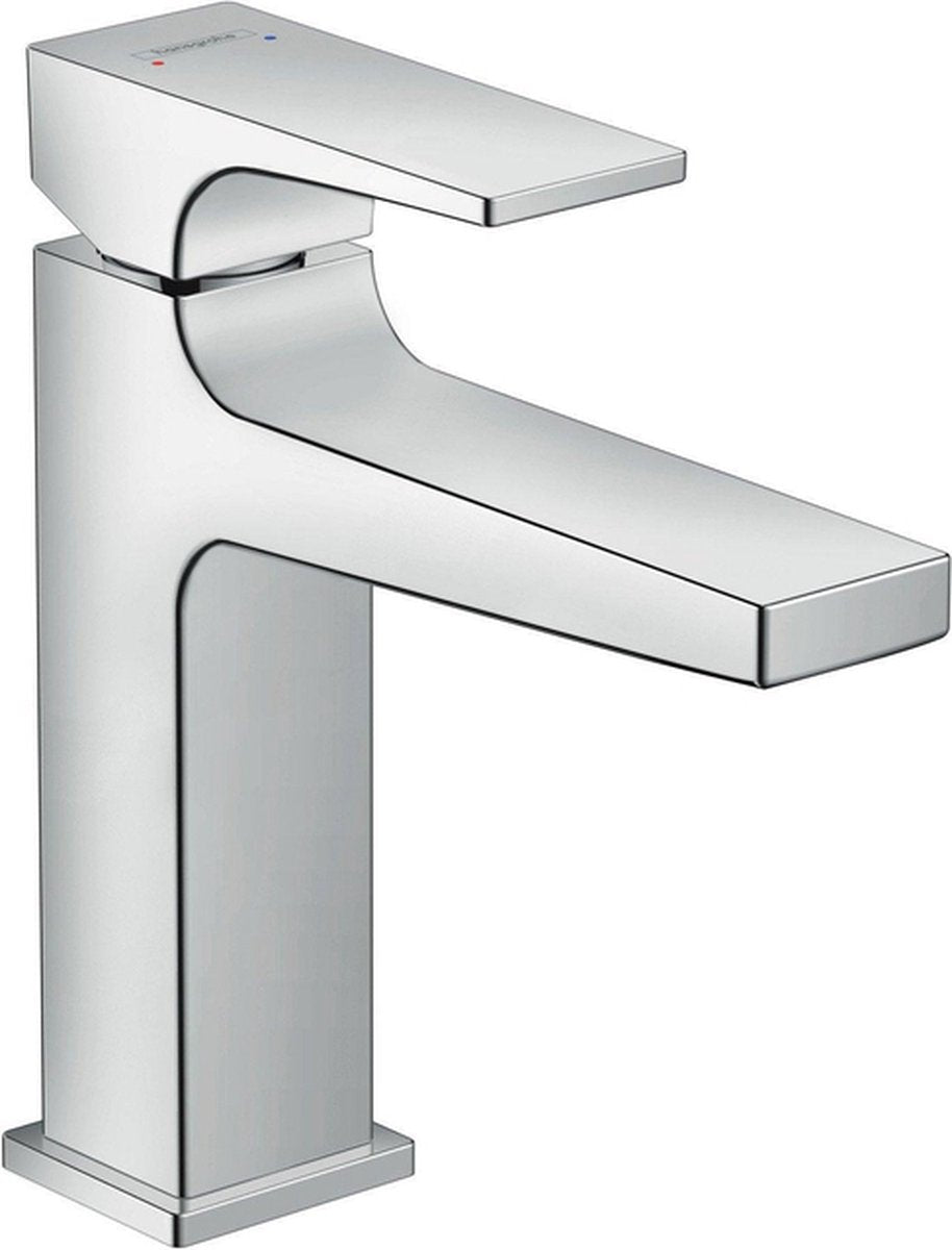 Hansgrohe metropol mitigeur de lavabo 110 avec bouchon de vidange blanc mat