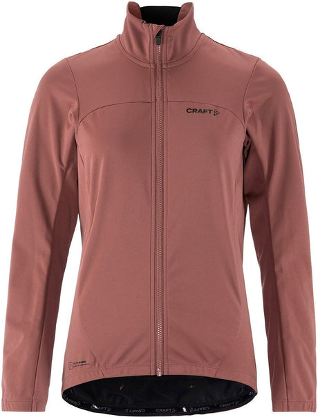 Craft core subz 2 veste de cyclisme d'hiver femmes - rose marron | taille: s