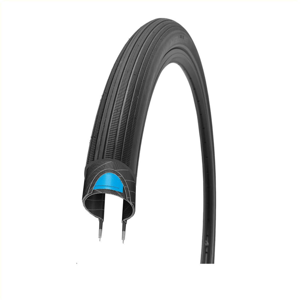 Schwalbe Super Moto Perf (Raceguard) Anti-lek 5 mm, noir avec réflexion, 28x2.00 Etro 50-622