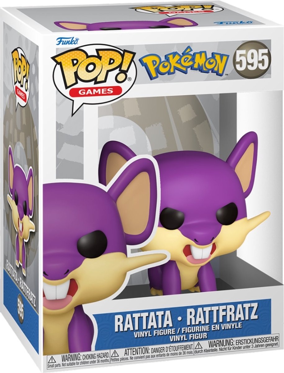 Jeux Funko pop : Pokémon Rattata - pop #595