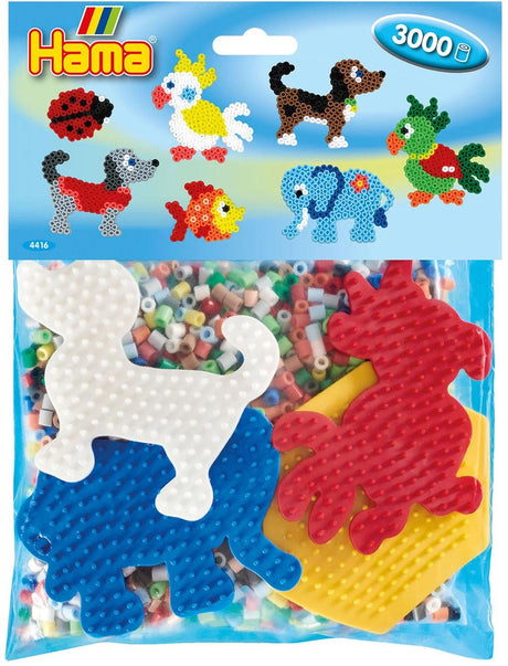 HAMA Ironing Bead Set Group Pack Blue, 3000st.