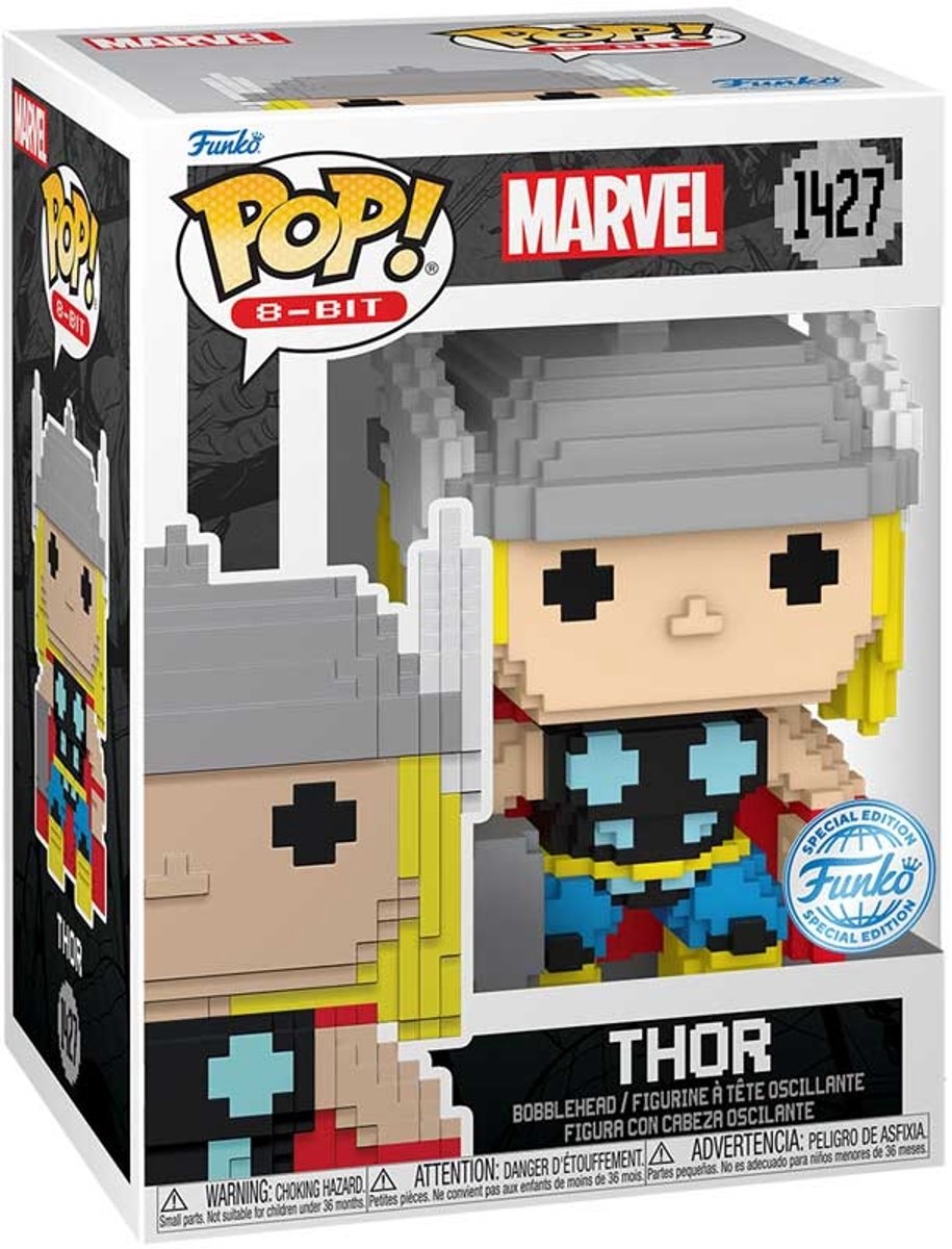 Funko merveille pop ! Figurine en vinyle 8 bits Thor 9 cm